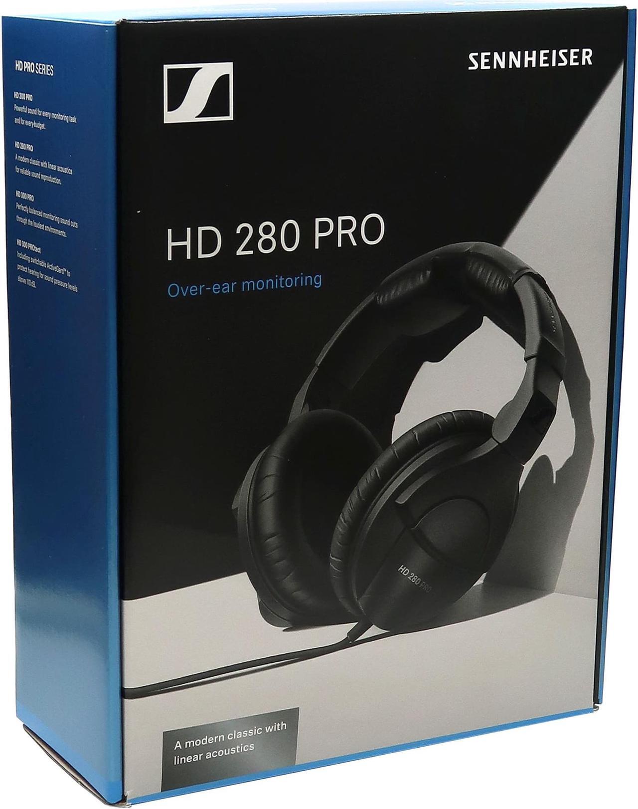 Alt view image 16 of 20 - Sennheiser HD 280 PRO Closed-Back Headphones Black