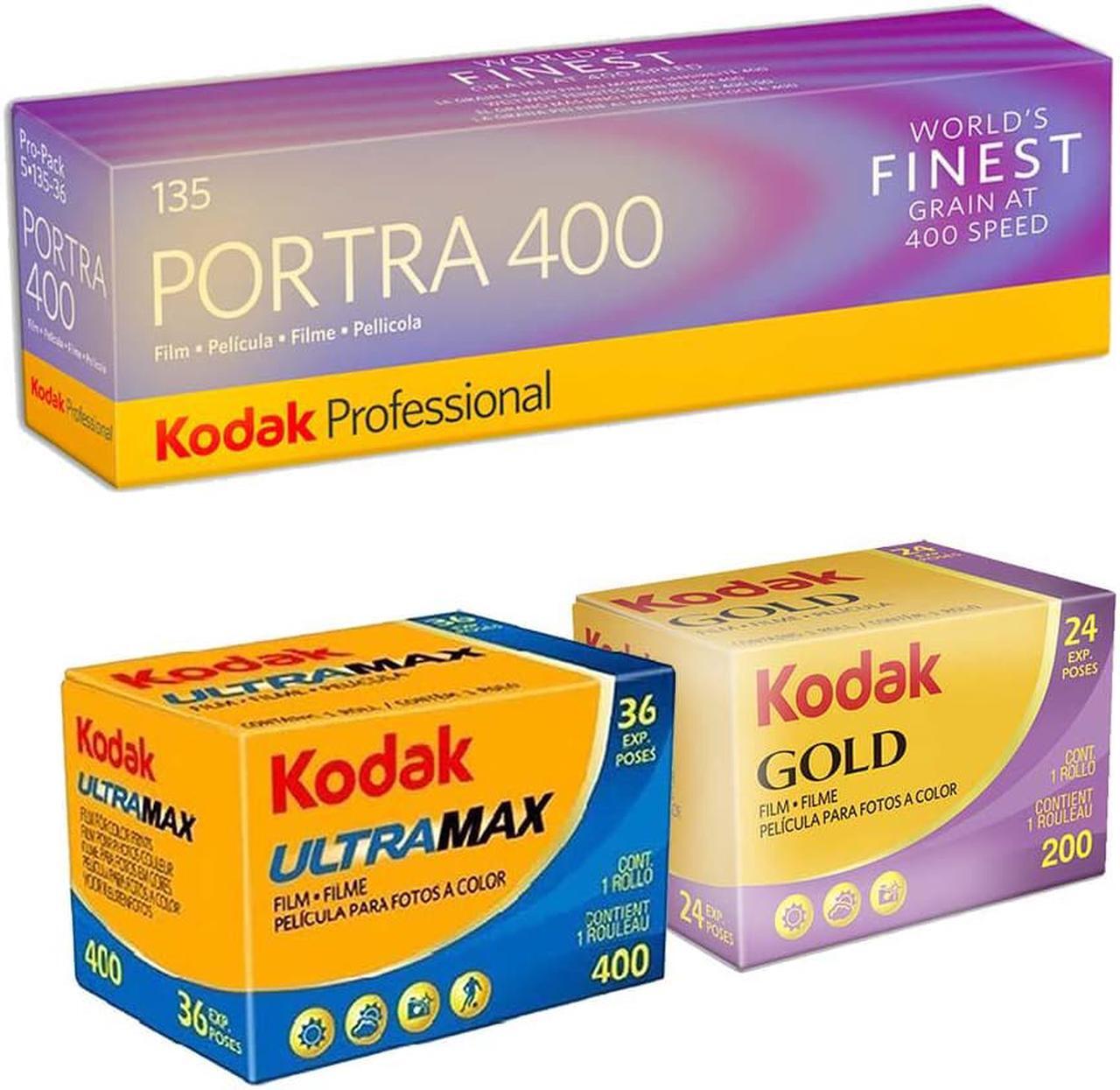 Main image of Kodak 35mm Portra 400 Color Film 36 Exp 5-Pack + GOLD 200 24 Exp + Ultramax 400 36 Exp