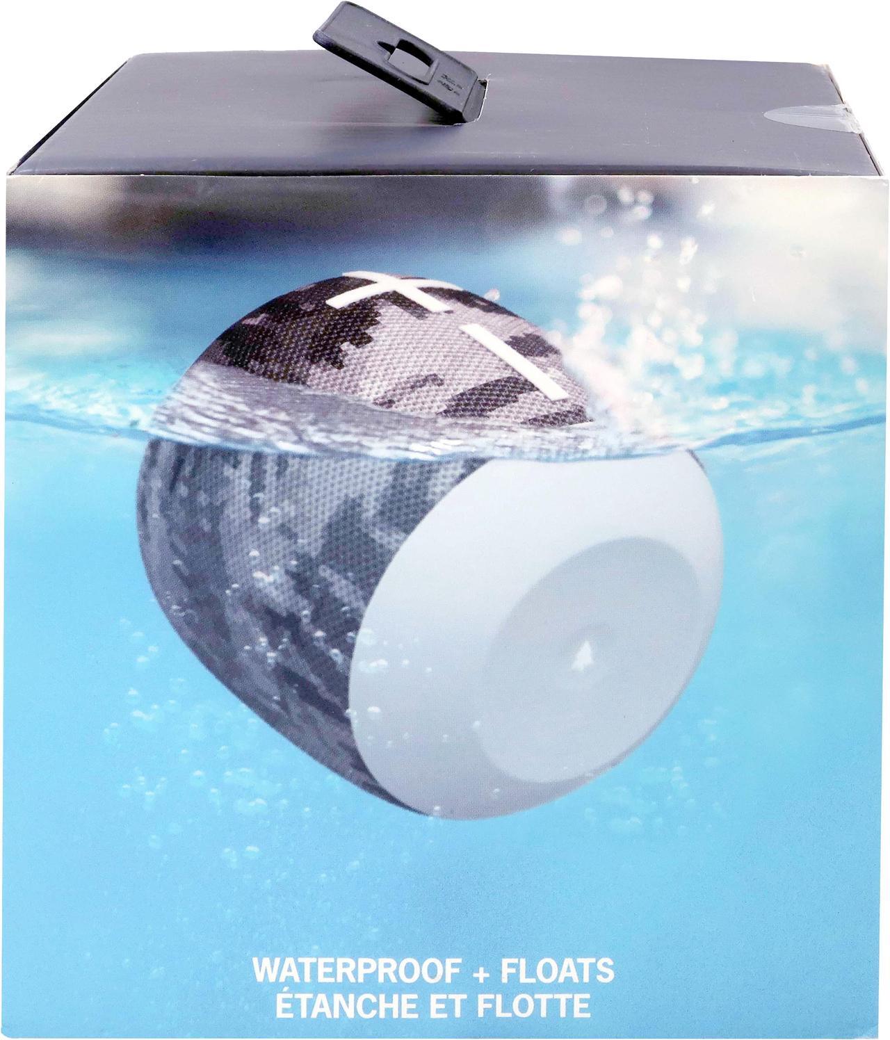 Alt view image 6 of 6 - Ultimate Ears WONDERBOOM 2 Portable Bluetooth Speaker (Jungle Grey)