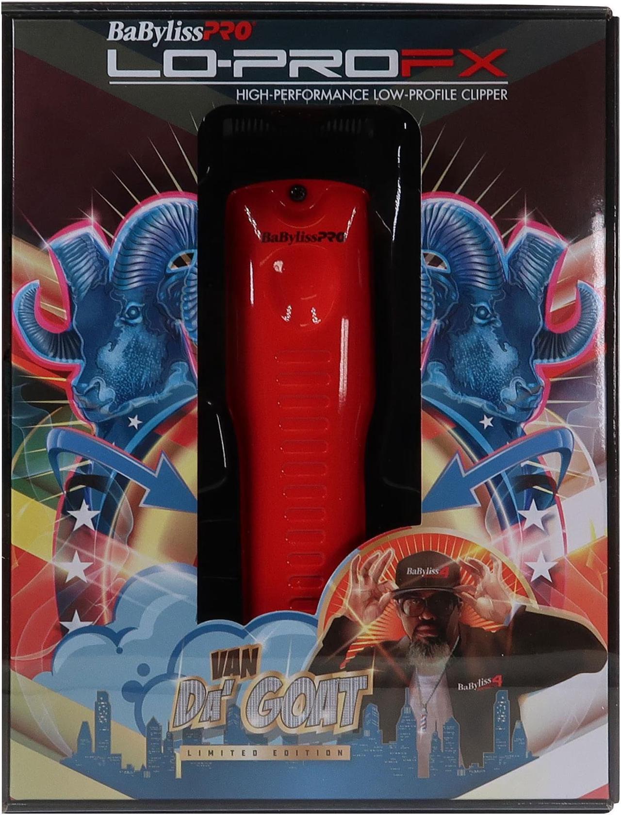 Alt view image 3 of 6 - BaByliss Pro Limided Edition LO-PRO FX Cordless Clipper (Van Da' Goat) #FX825RI