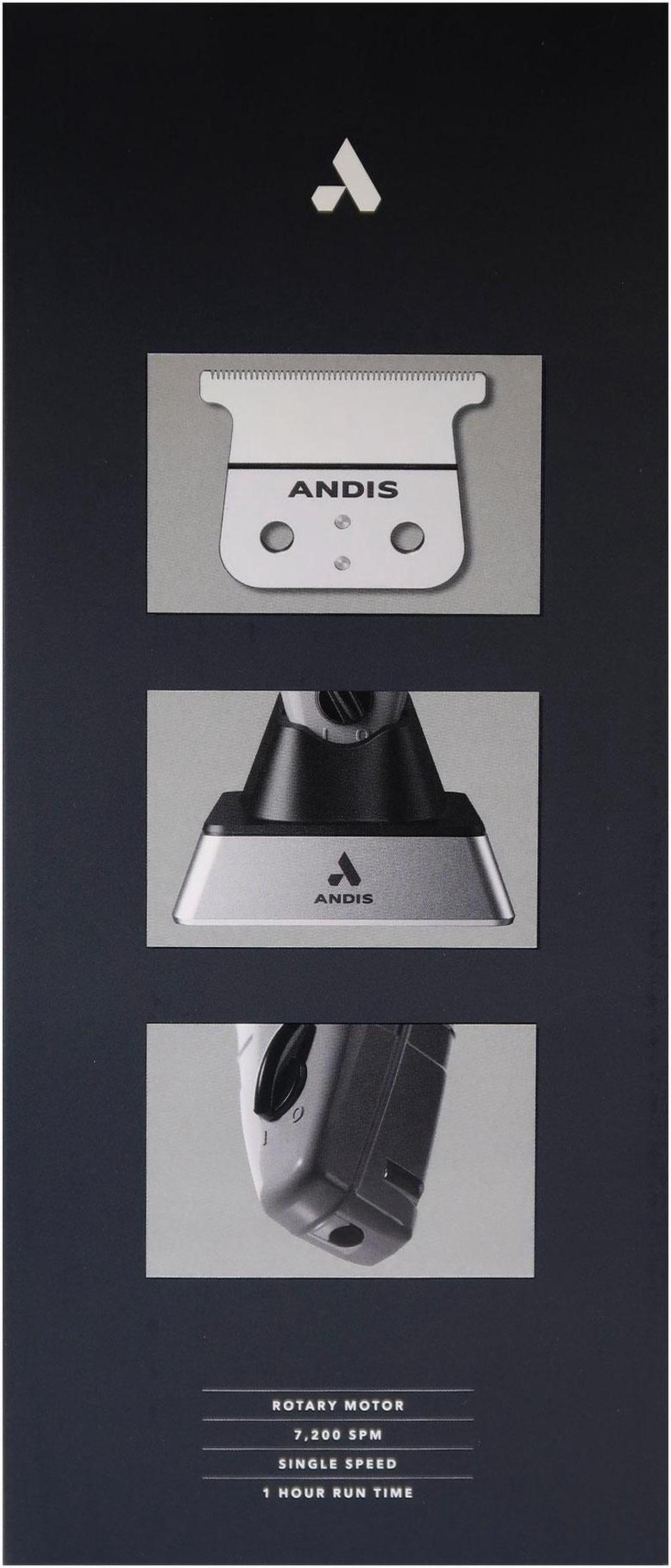 Alt view image 7 of 12 - Andis T-Outliner Cordless Professional Trimmer #74055