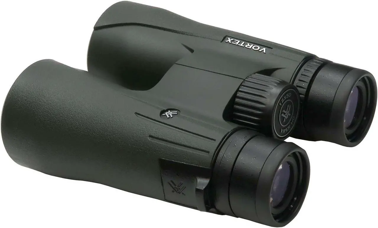 Alt view image 3 of 7 - Vortex 12x50 Viper HD Binoculars V203 with Top Professional Cleaning Kit