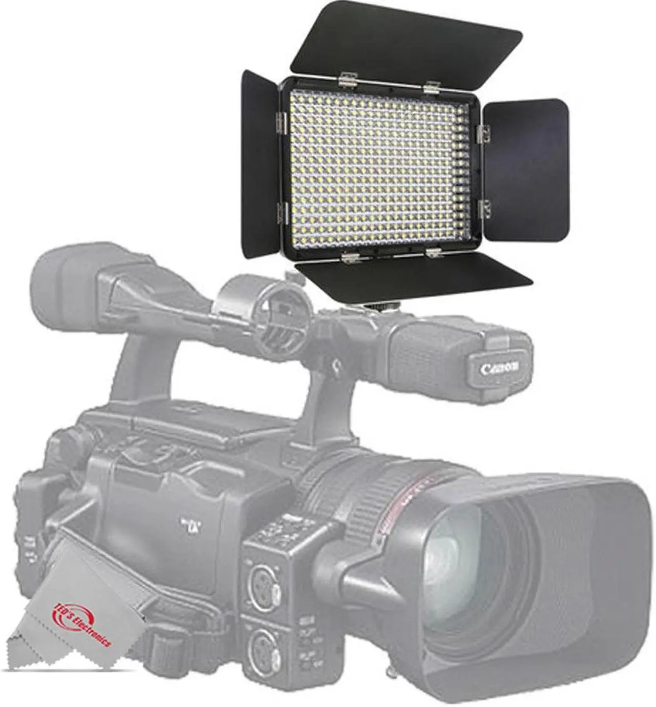 Alt view image 7 of 7 - 2-Person Wireless Lavelier Microphone Set 60 ft Range 2.4GHz Crystal Clear Audio + Powerfull LED Video Light on Triopod Best Bundle for Vloggers YouTubers and For Professional Zoom Google Skype Meetin