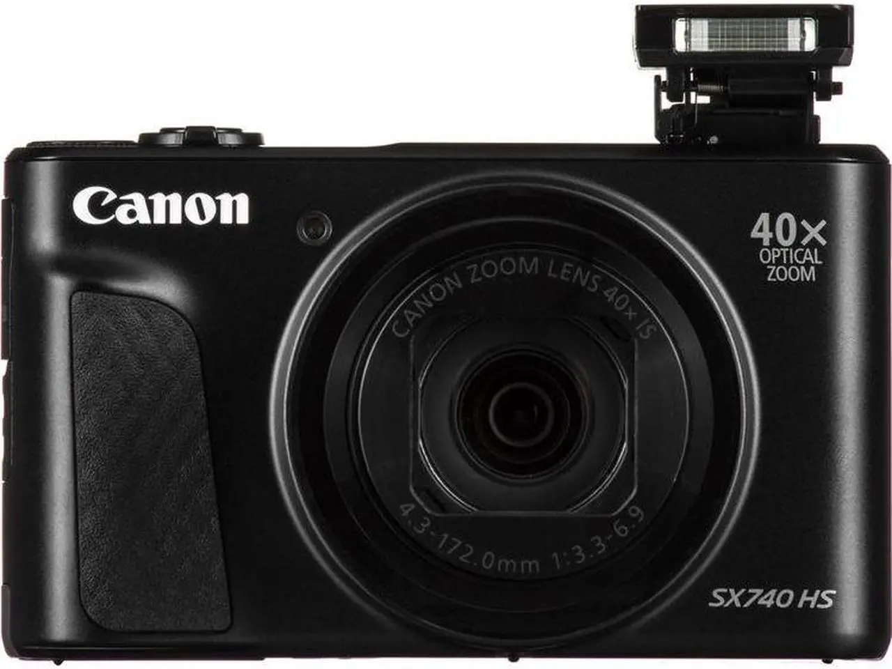 Alt view image 7 of 7 - Canon PowerShot SX740 Wi-Fi Digital Camera Black with Replacement Battery and 32GB Memory Card