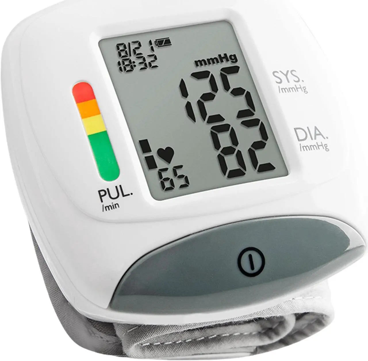 Alt view image 3 of 6 - Vivitar Blood Pressure Monitor With Heart Rate - Automatic Wrist Cuff Blood Pressure Machine With LCD Display Memory and Carrying Case