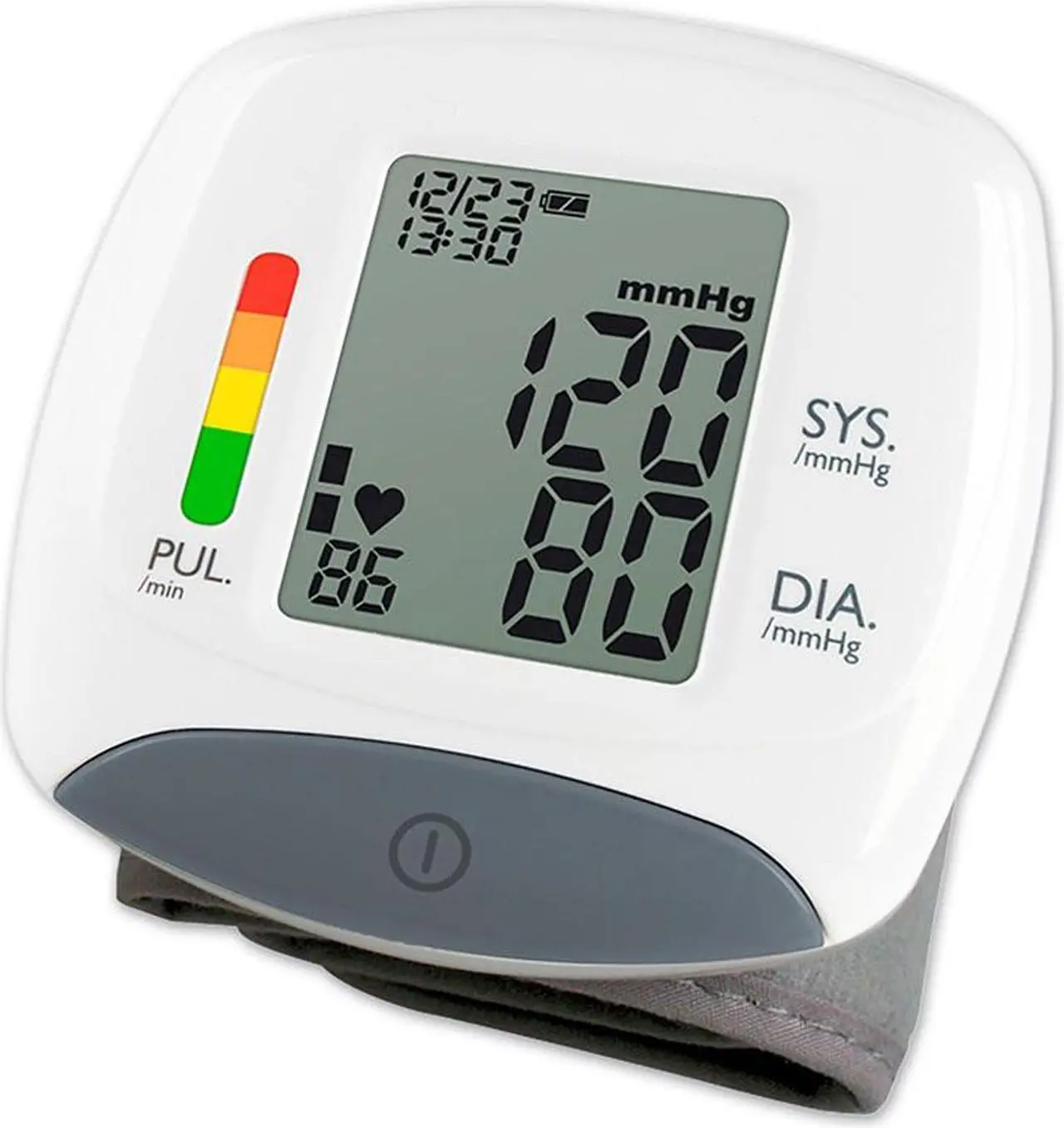 Alt view image 4 of 6 - Vivitar Blood Pressure Monitor With Heart Rate - Automatic Wrist Cuff Blood Pressure Machine With LCD Display Memory and Carrying Case