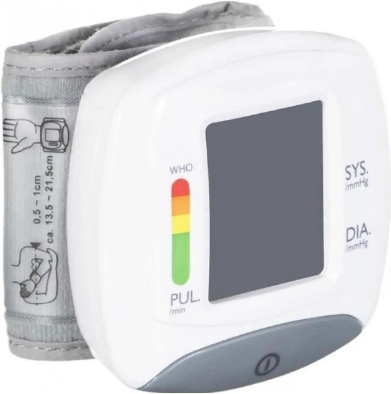 Alt view image 6 of 6 - Vivitar Blood Pressure Monitor With Heart Rate - Automatic Wrist Cuff Blood Pressure Machine With LCD Display Memory and Carrying Case
