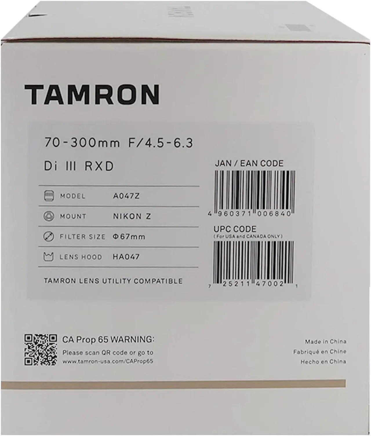 Alt view image 13 of 18 - Tamron 70-300mm F/4.5-6.3 Di III RXD for Nikon Z Mirrorless Cameras (Model A047Z)