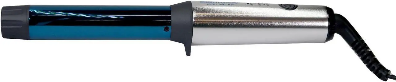 Alt view image 4 of 7 - Babyliss Pro Nano Titanium 1" Compact Full Power Curling Wand BNTMWUC with Conair Pro Ergo-Grip Vented Brush