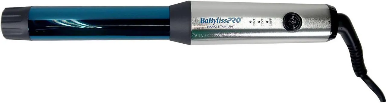 Alt view image 2 of 7 - Babyliss Pro Nano Titanium 1" Compact Full Power Curling Wand BNTMWUC with Conair Pro Ergo-Grip Vented Brush