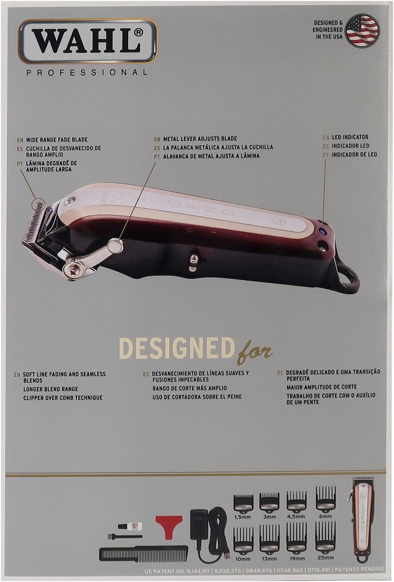 Alt view image 4 of 6 - Wahl Professional 5 Star Legend Cordless Hair Clipper #08594
