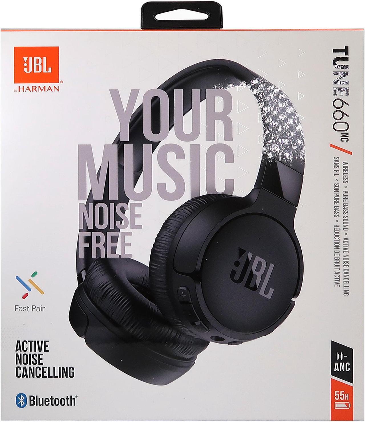 Alt view image 19 of 20 - JBL Tune 660NC Wireless On-Ear Active Noise Cancelling Headphones (Black)
