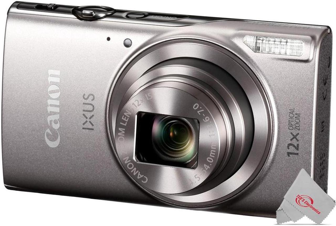 Alt view image 3 of 6 - Canon PowerShot IXUS 285 / ELPH 360 HS Digital Camera (Silver) with Transcend 32GB SDHC Memory Card