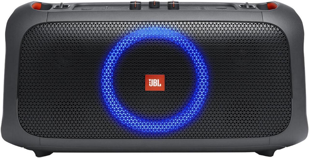 Alt view image 6 of 18 - JBL PartyBox On-The-Go Essential - Portable party speaker with built-in lights and wireless mic, Amazing Pro Sound, IPX4 splashproof protection, 6 hours of playtime, Convenient shoulder strap