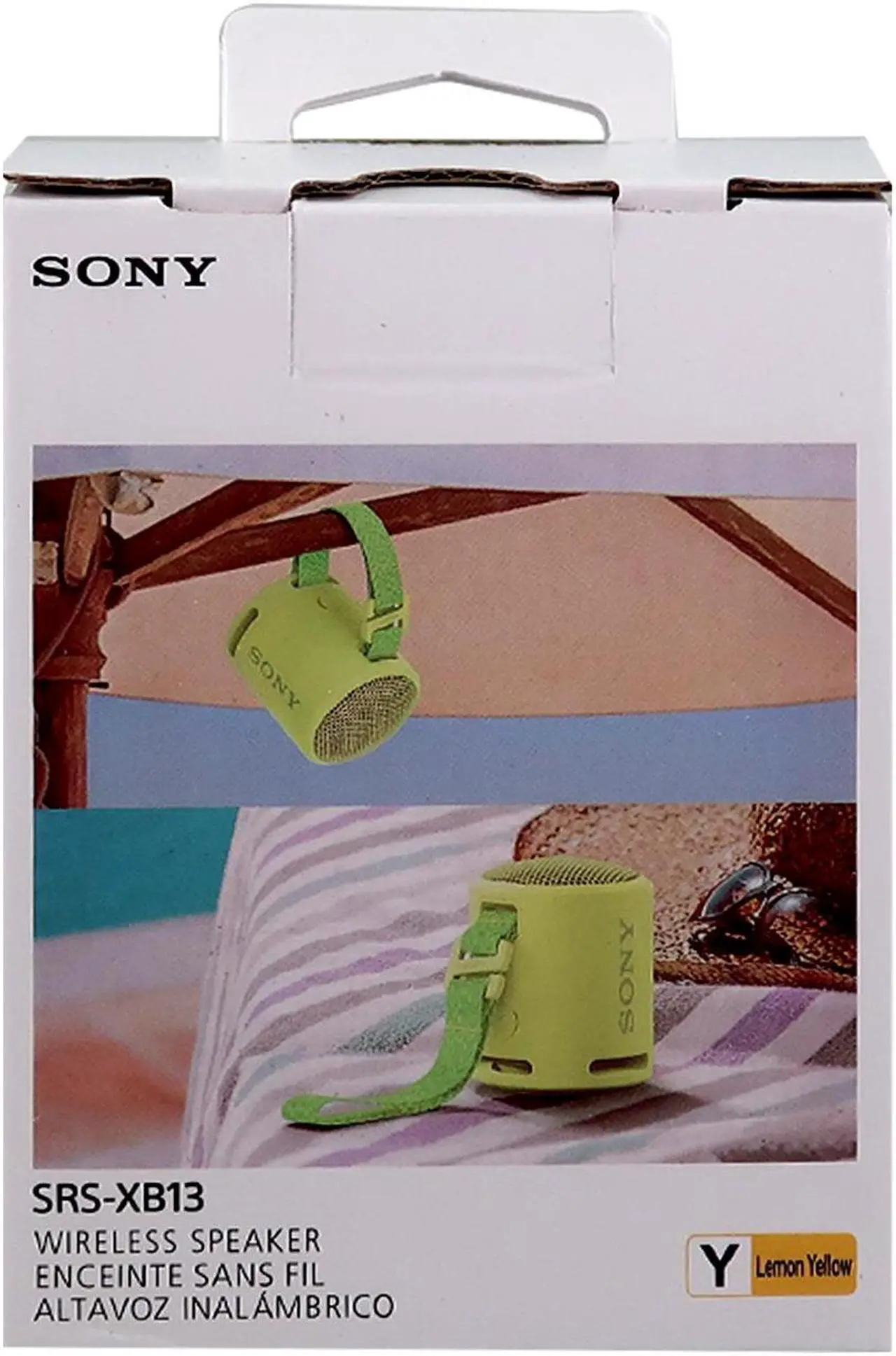Alt view image 7 of 7 - Sony SRS-XB13 Extra Bass Portable Waterproof Wireless Speaker (Yellow)- 2 Count