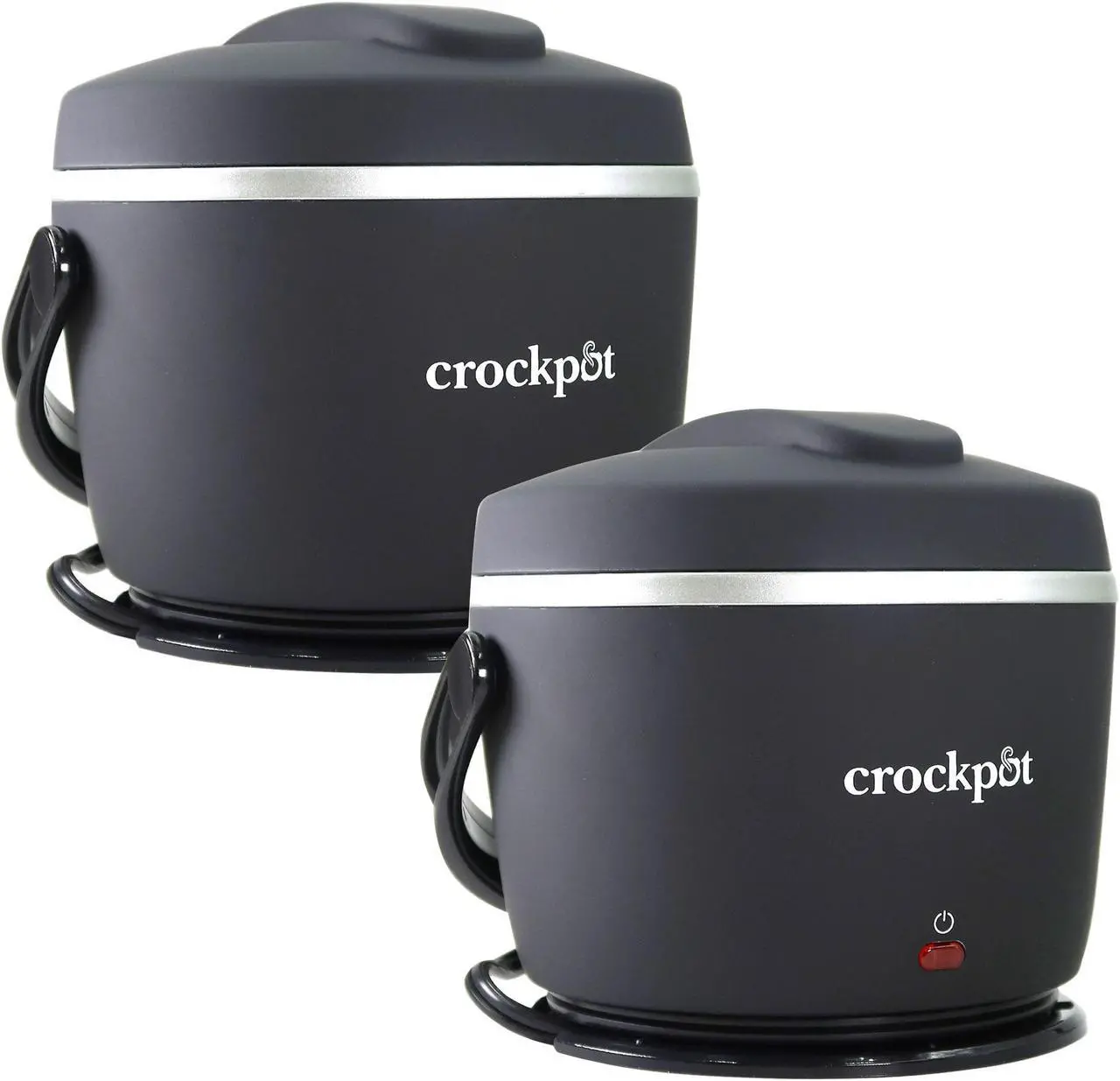 Main image of Crock-Pot Electric Lunch Box, Portable Food Warmer for On-the-Go, 20-Ounce (591 mL), Black Licorice- 2 Count