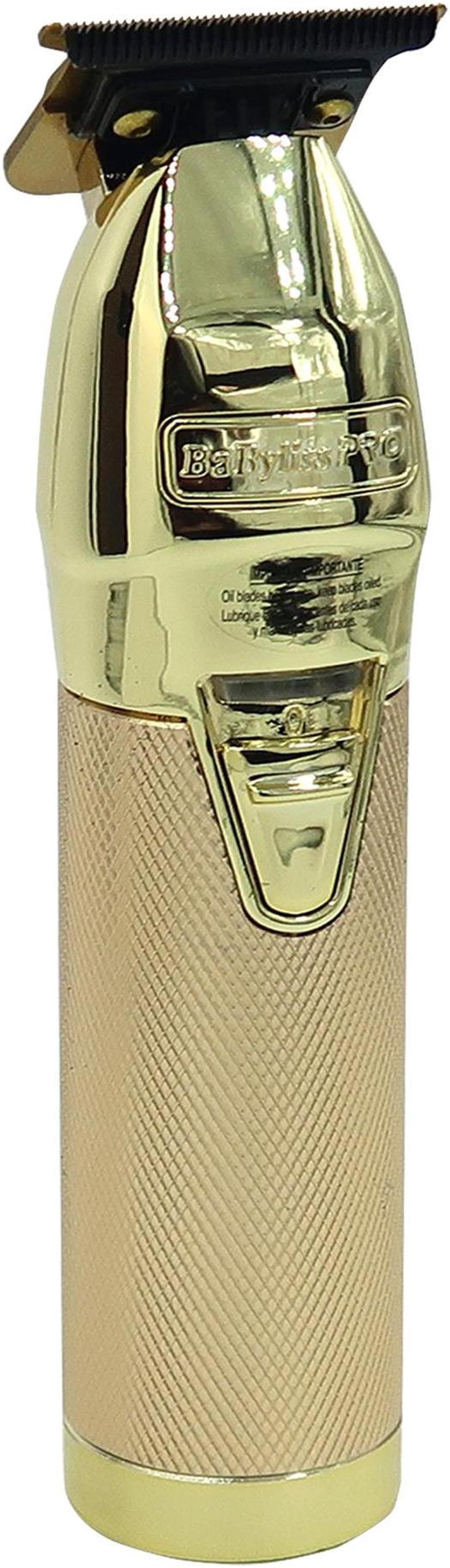 Alt view image 2 of 7 - BaByliss Pro GOLDFX+ All-Metal Lithium Outlining Trimmer Gold #FX787NG