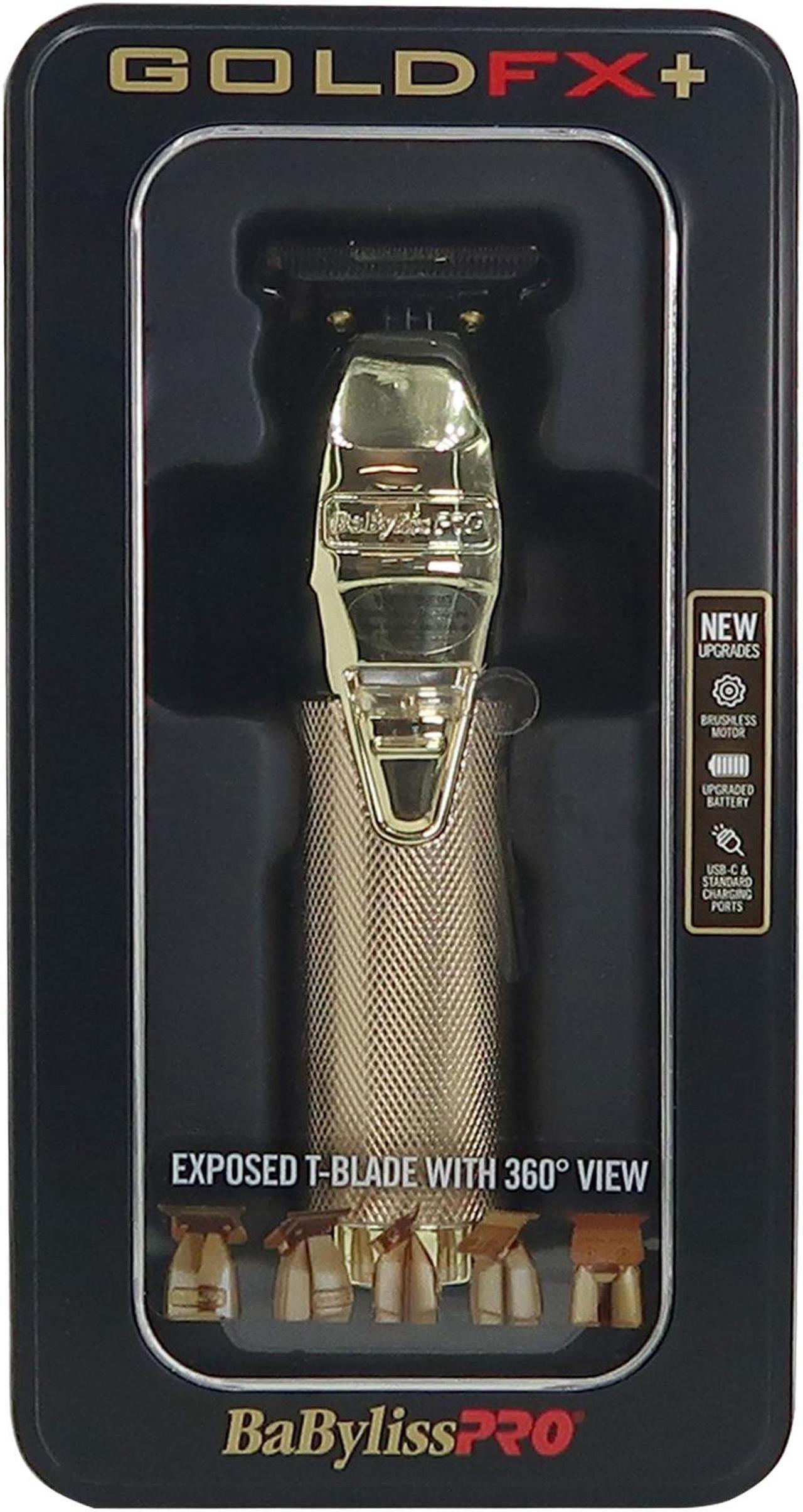 Alt view image 4 of 7 - BaByliss Pro GOLDFX+ All-Metal Lithium Outlining Trimmer Gold #FX787NG