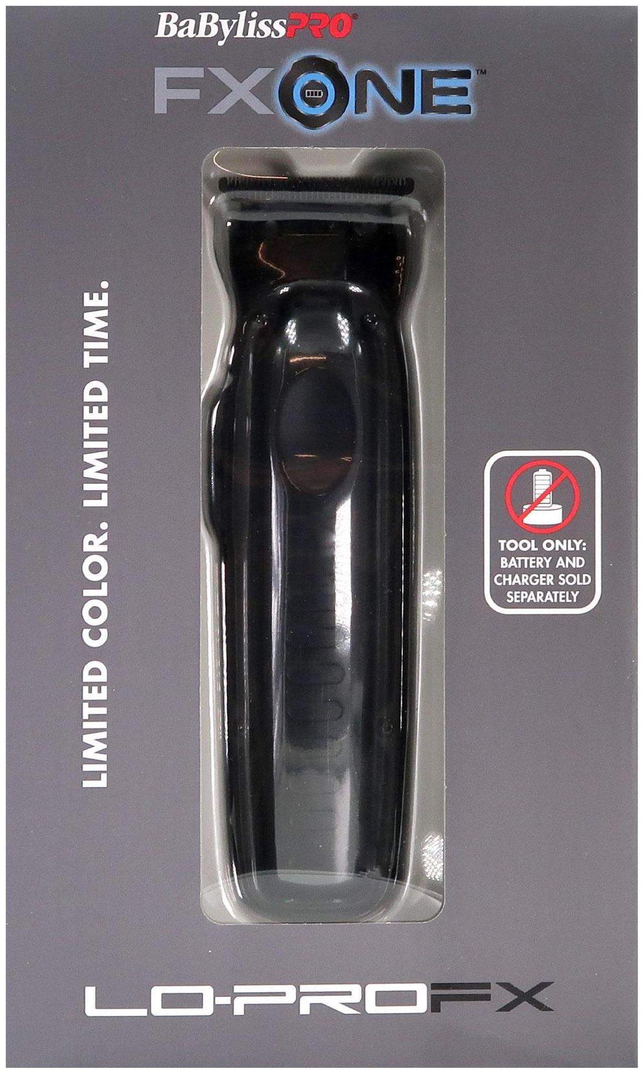 Alt view image 6 of 7 - BaByliss Pro FXONE LO-PROFX LIMITED EDITION Trimmer - Matte Black (TOOL ONLY) #FX729MBLT with BaByliss Pro FXONE Accessories Kit (Includes Battery, Charging Base, Cord & Adapter)