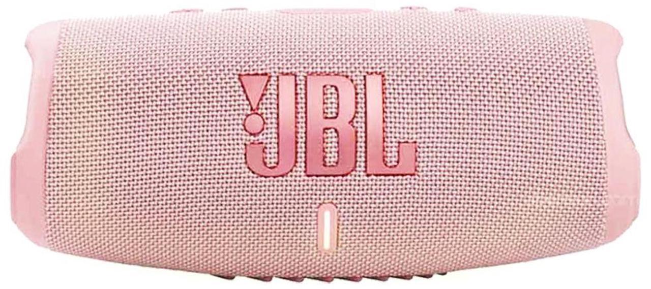 Alt view image 2 of 4 - JBL Charge 5 Portable Bluetooth Speaker Pink with JBL T110 in Ear Headphones