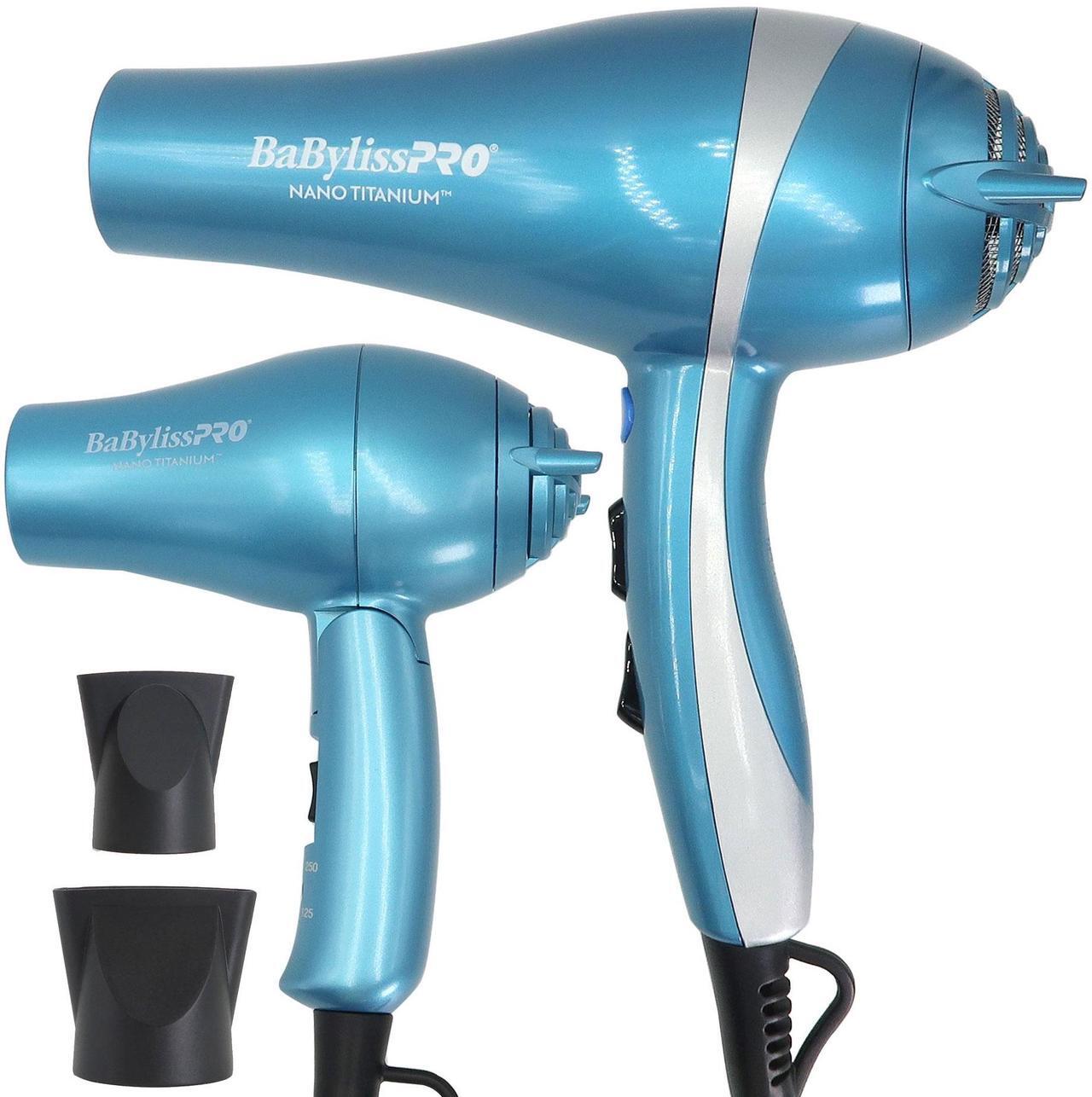 Main image of BaByliss Pro Nano Titanium Professional Lightweight Ionic Dryer & Folding Travel Dryer #BNTPP70