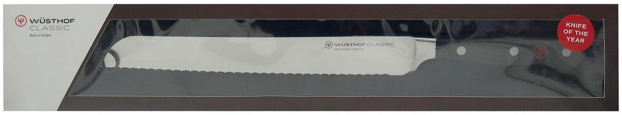 Alt view image 5 of 5 - Wusthof Classic 9 Inch Double Serrated Bread Knife