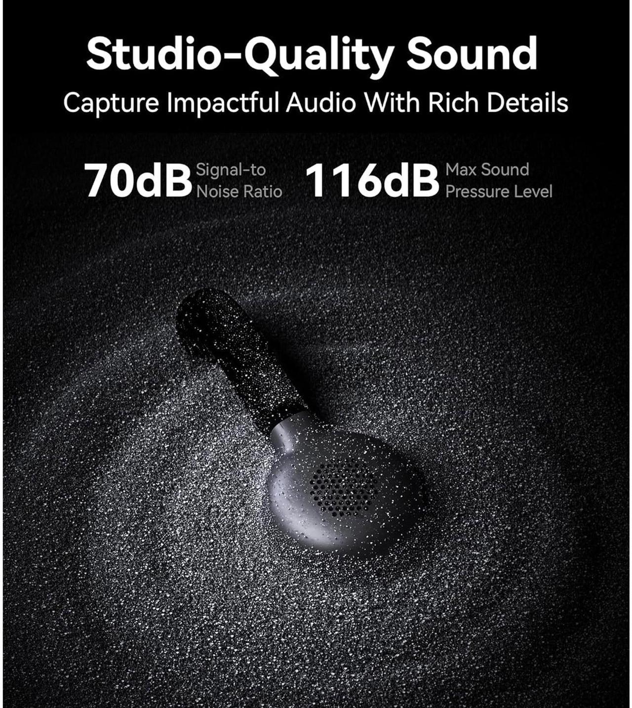 Alt view image 4 of 7 - Hollyland LARK M2S Mini Combo 2-Person Wireless Microphone System - Universal Compatibility (2.4 GHz, Space Gray)