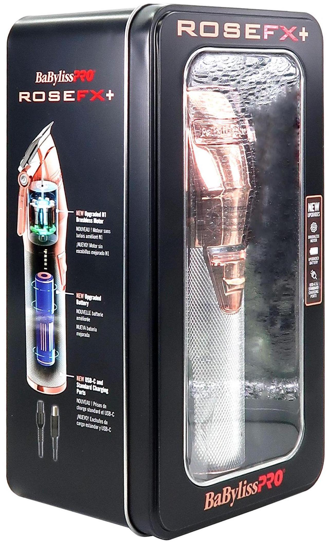Alt view image 3 of 6 - BaByliss Pro ROSEFX+ All-Metal Lithium Clipper #FX870NRG