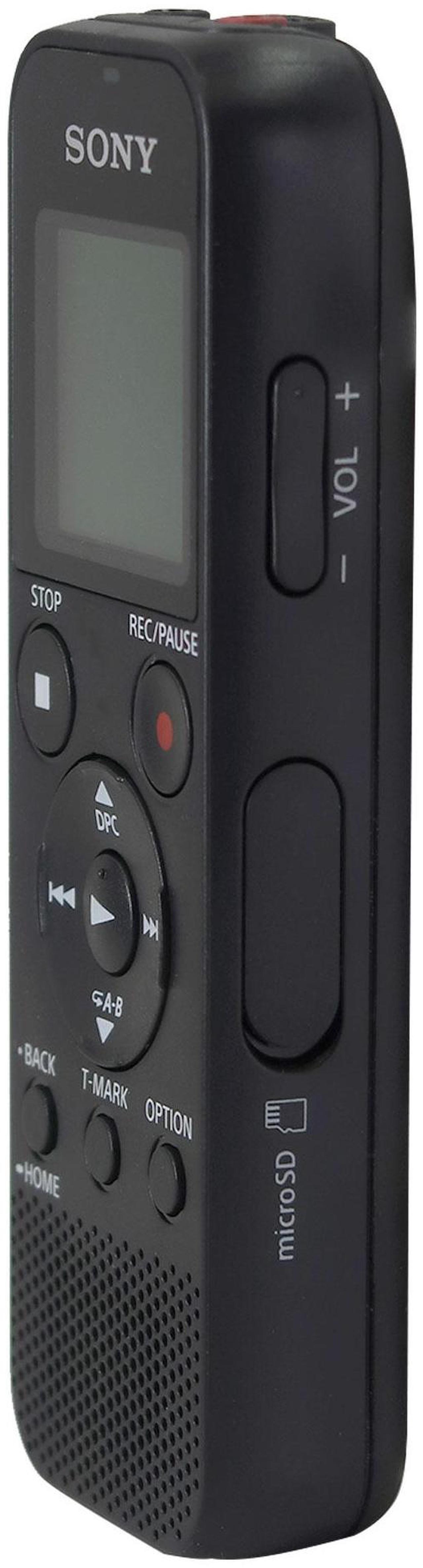 Alt view image 5 of 7 - Sony ICD-PX370 Digital Voice Recorder with JBL T110 in Ear Headphones and SanDisk Ultra 64GB microSDXC Memory Card w/ SD Adapter