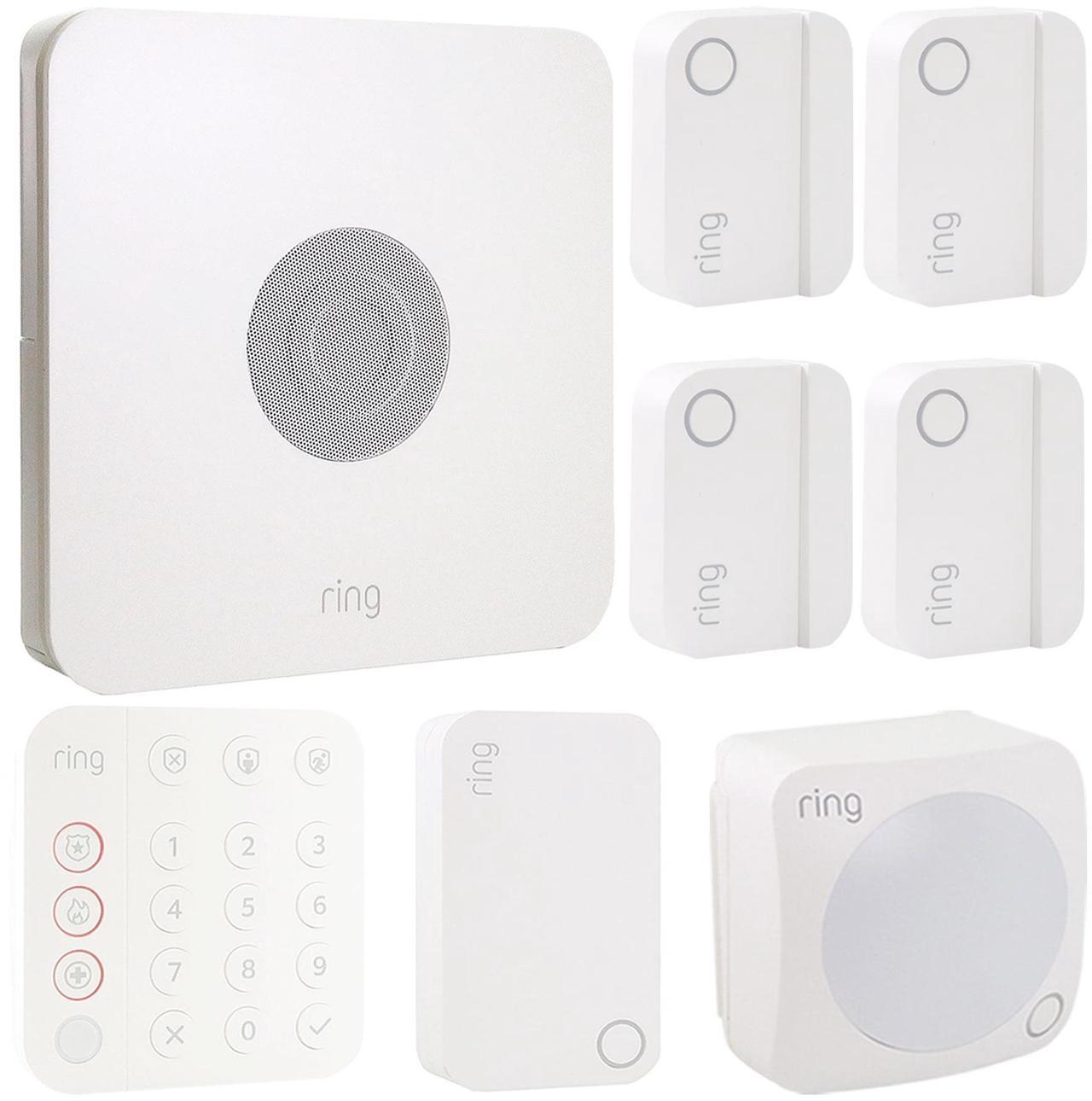 Alt view image 2 of 7 - Ring Alarm Pro 8-Piece Kit  Smart Home Security System with Base Station & Keypad + Ring 1080p Video Doorbell (2020 Release, Venetian Bronze)