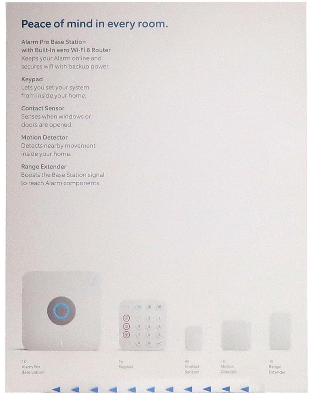 Alt view image 6 of 7 - Ring Alarm Pro 8-Piece Kit  Smart Home Security System with Base Station & Keypad + Ring 1080p Video Doorbell (2020 Release, Venetian Bronze)