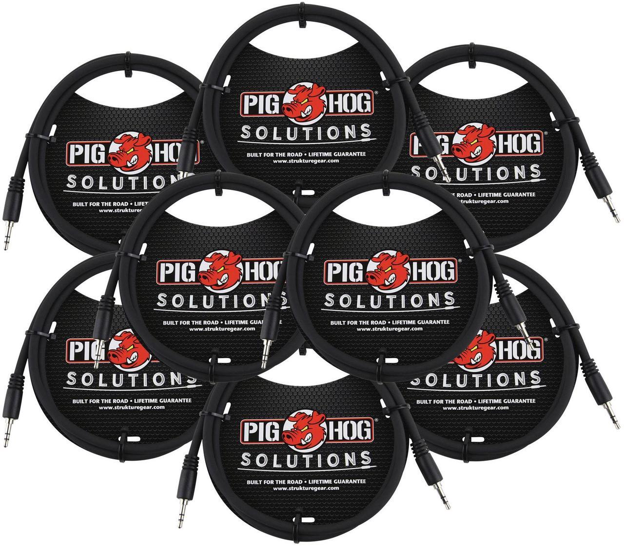 Main image of Pig Hog Solutions 3.5mm TRS to 3.5mm TRS Adapter Cable, 9ft - 8 Units
