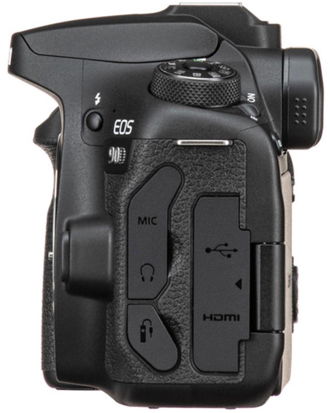 Alt view image 4 of 7 - Canon EOS 90D 32.5MP Digital SLR Body Only (Refurbished)
