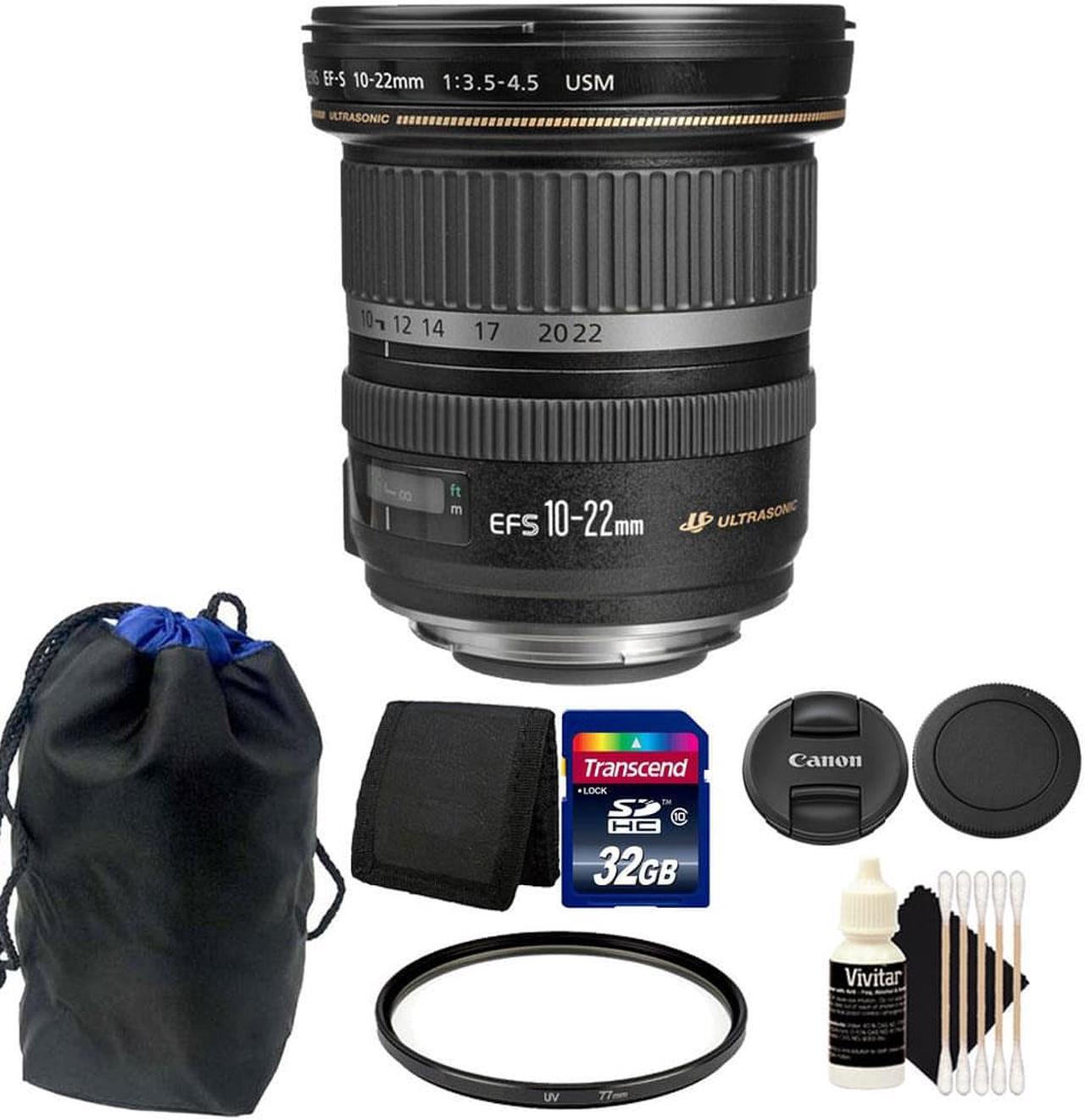 Main image of Canon EF-S 10-22mm f/3.5-4.5 USM Lens with 32GB Accessory Bundle for Canon