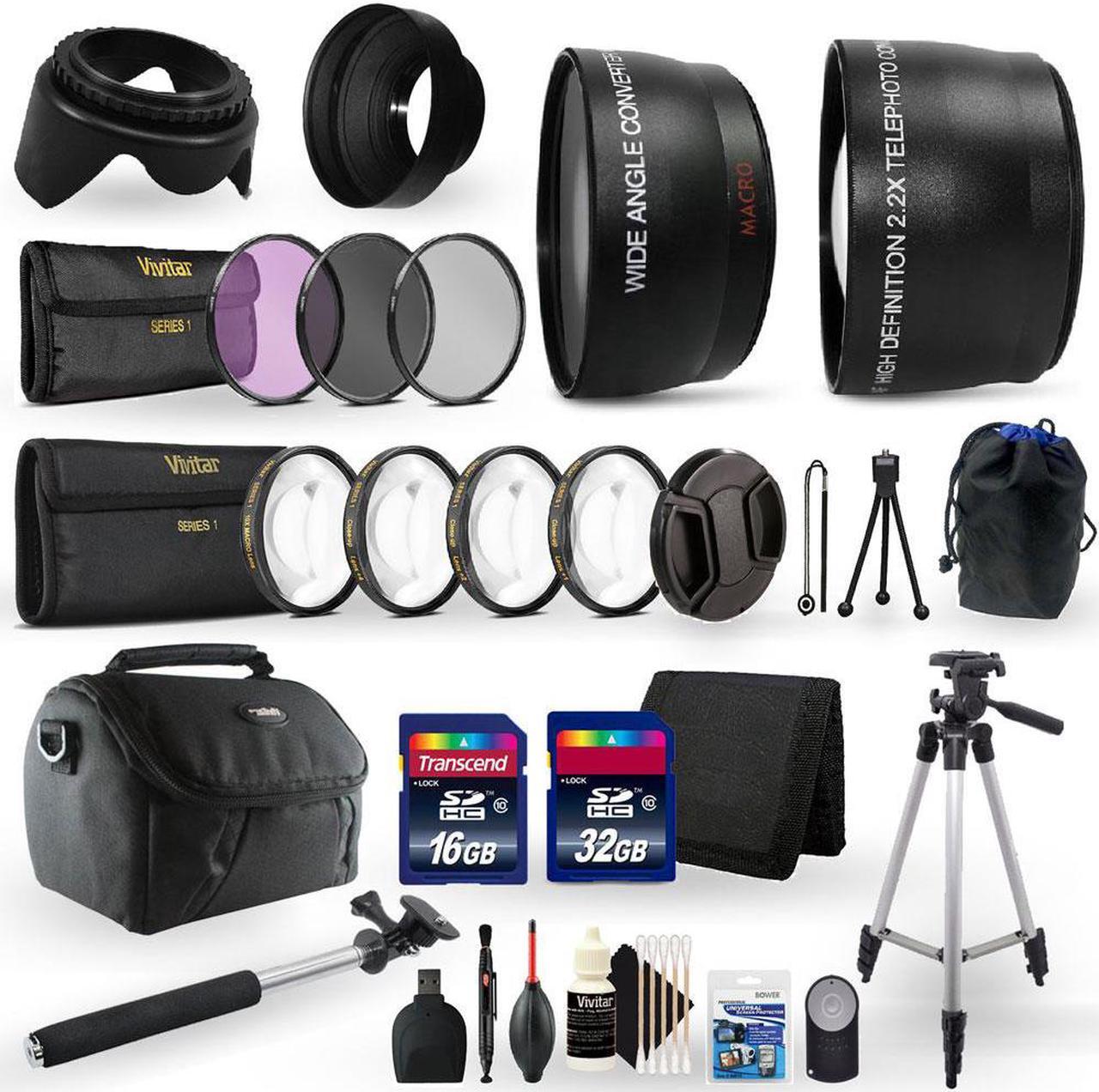 Main image of Vivitar Deluxe Accessory Kit for Canon EOS 750D Digital SLR Camera
