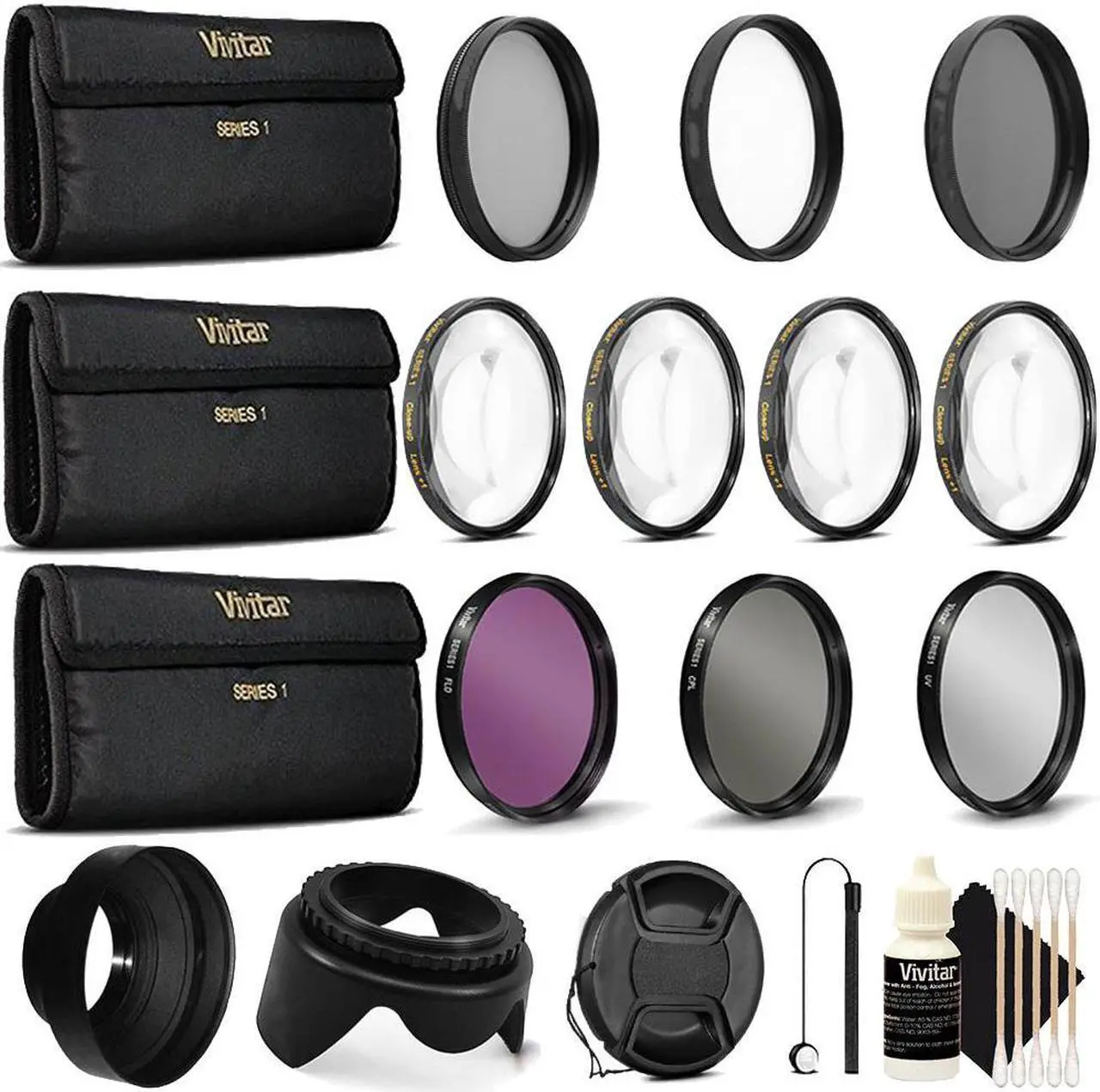 Main image of Vivitar 52mm All in 1  Accessory Kit for NIKON D3300 D3200 D3100 D5500 D5300 D5200 D5100 D7000 D7100 D7200 DSLR Camera
