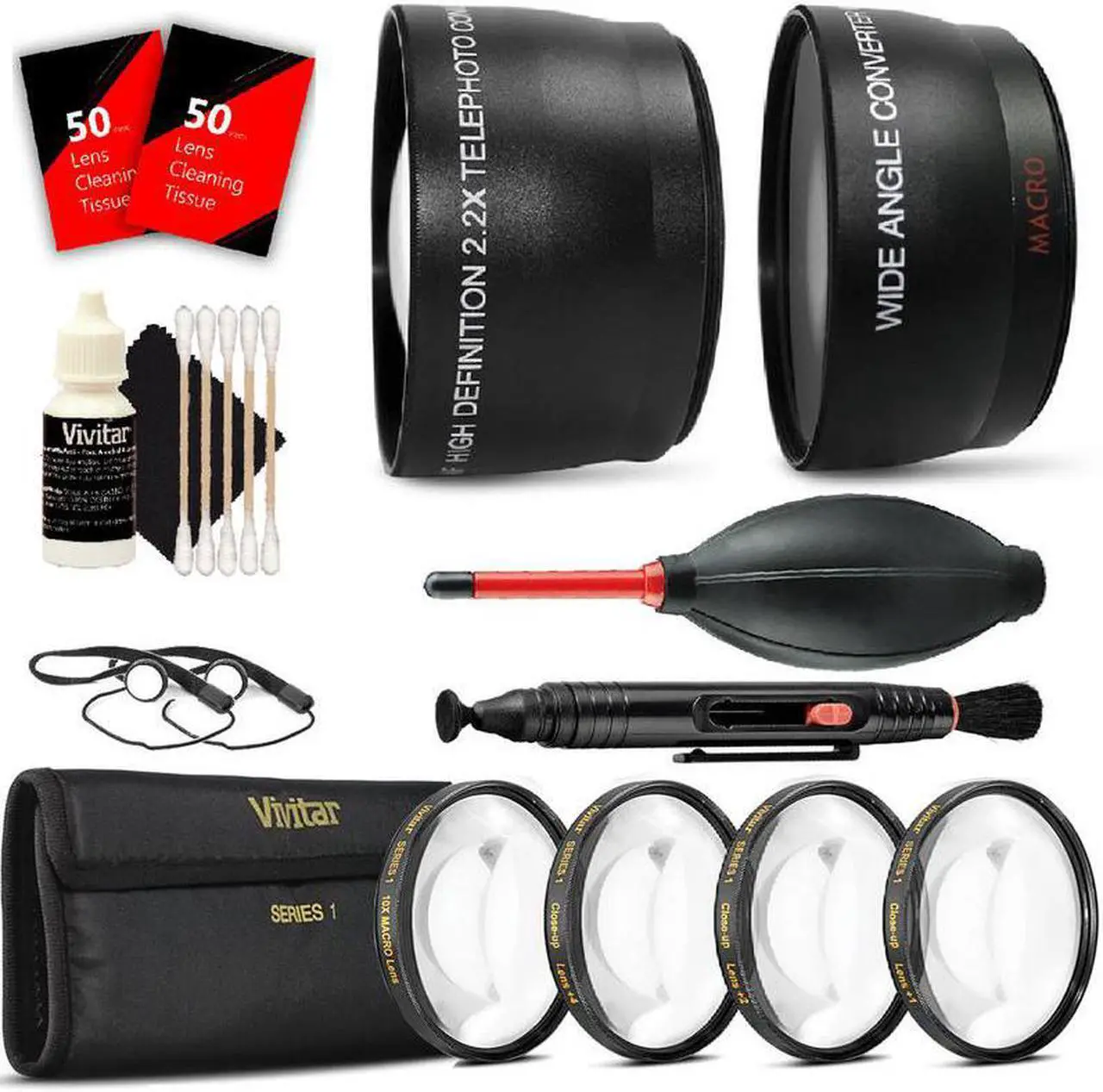 Main image of 52mm Wide Angle Lens Kit for Canon EOS Rebel T6 T6i & All Canon DSLR Camera