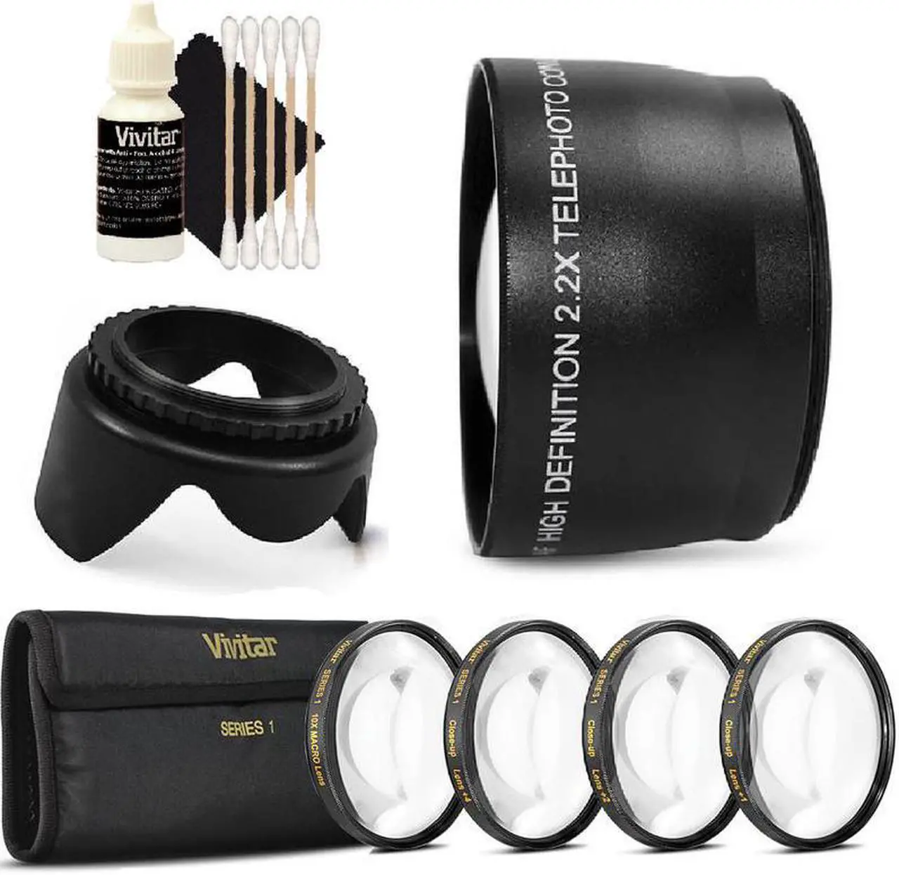 Main image of Vivitar 52mm Telephoto Lens Kit for Canon EOS Rebel T5 T5i & All Canon DSLR Camera