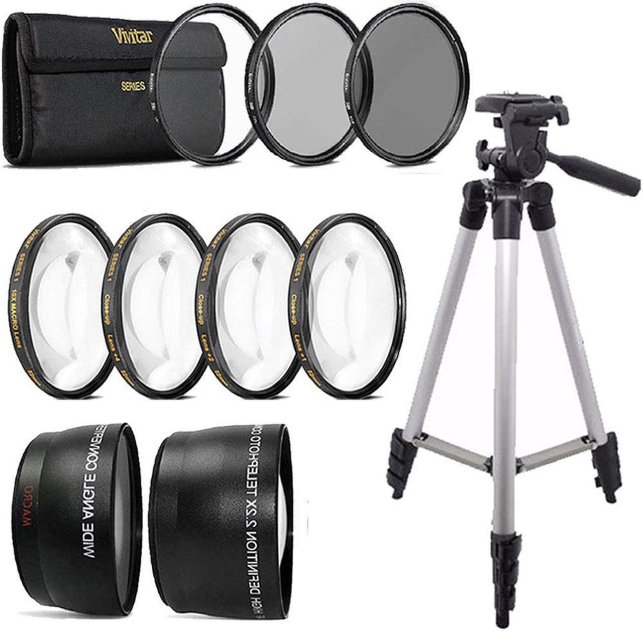 Main image of 58mm Fisheye Wide Angle and Telephoto Lens Top Accessory KIT For CANON DSLR Camera