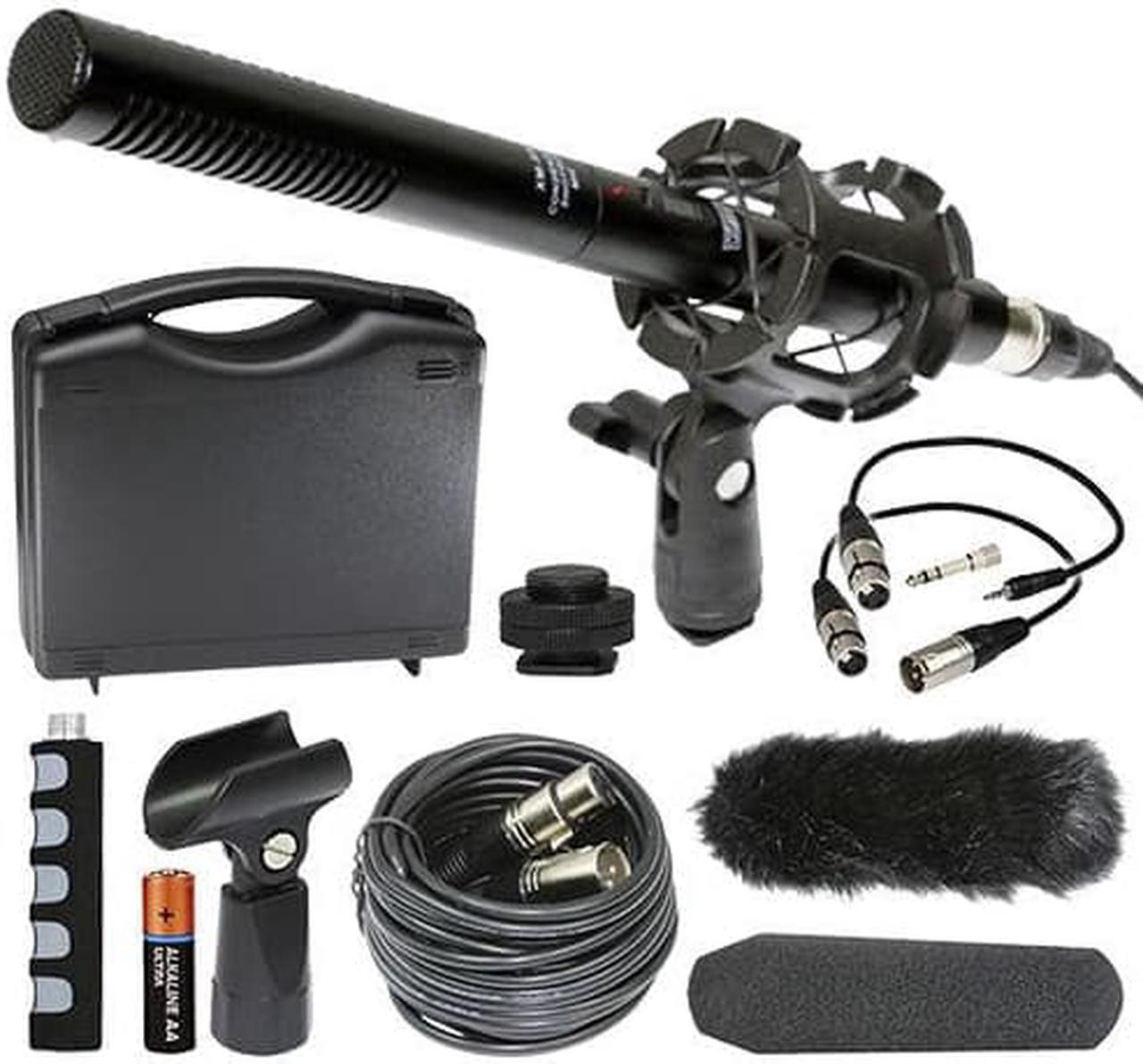 Main image of Canon VIXIA HF R60 Camcorder External Microphone Vidpro XM-55 13-Piece Professional Video & Broadcast Unidirectional Condenser Microphone Kit