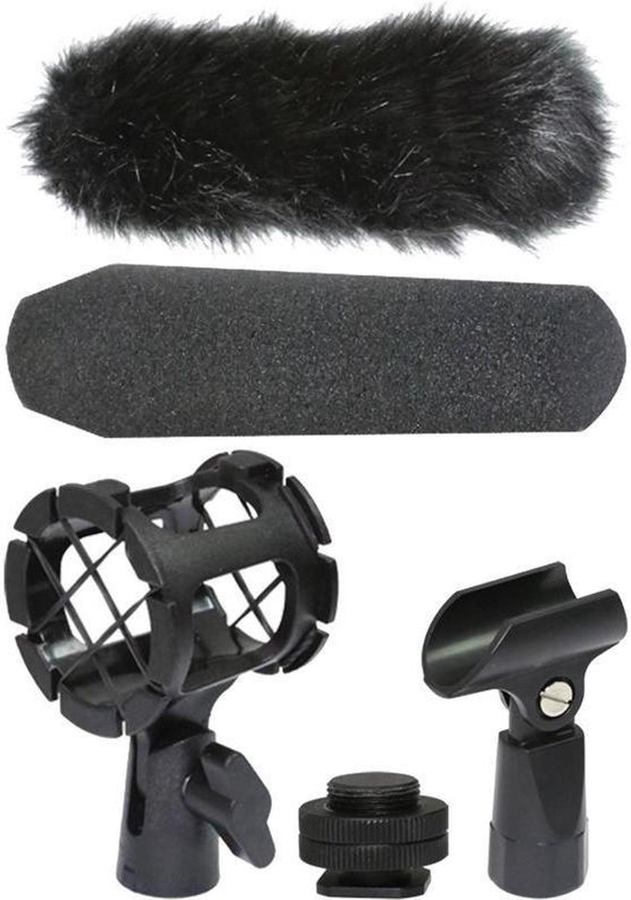Alt view image 3 of 7 - Canon VIXIA HF R60 Camcorder External Microphone Vidpro XM-55 13-Piece Professional Video & Broadcast Unidirectional Condenser Microphone Kit