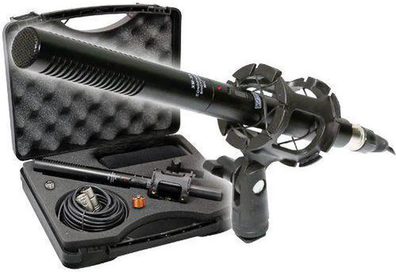 Alt view image 2 of 7 - Nikon D7500 DSLR Digital Camera External Microphone Vidpro XM-55 13-Piece Professional Video & Broadcast Unidirectional Condenser Microphone Kit