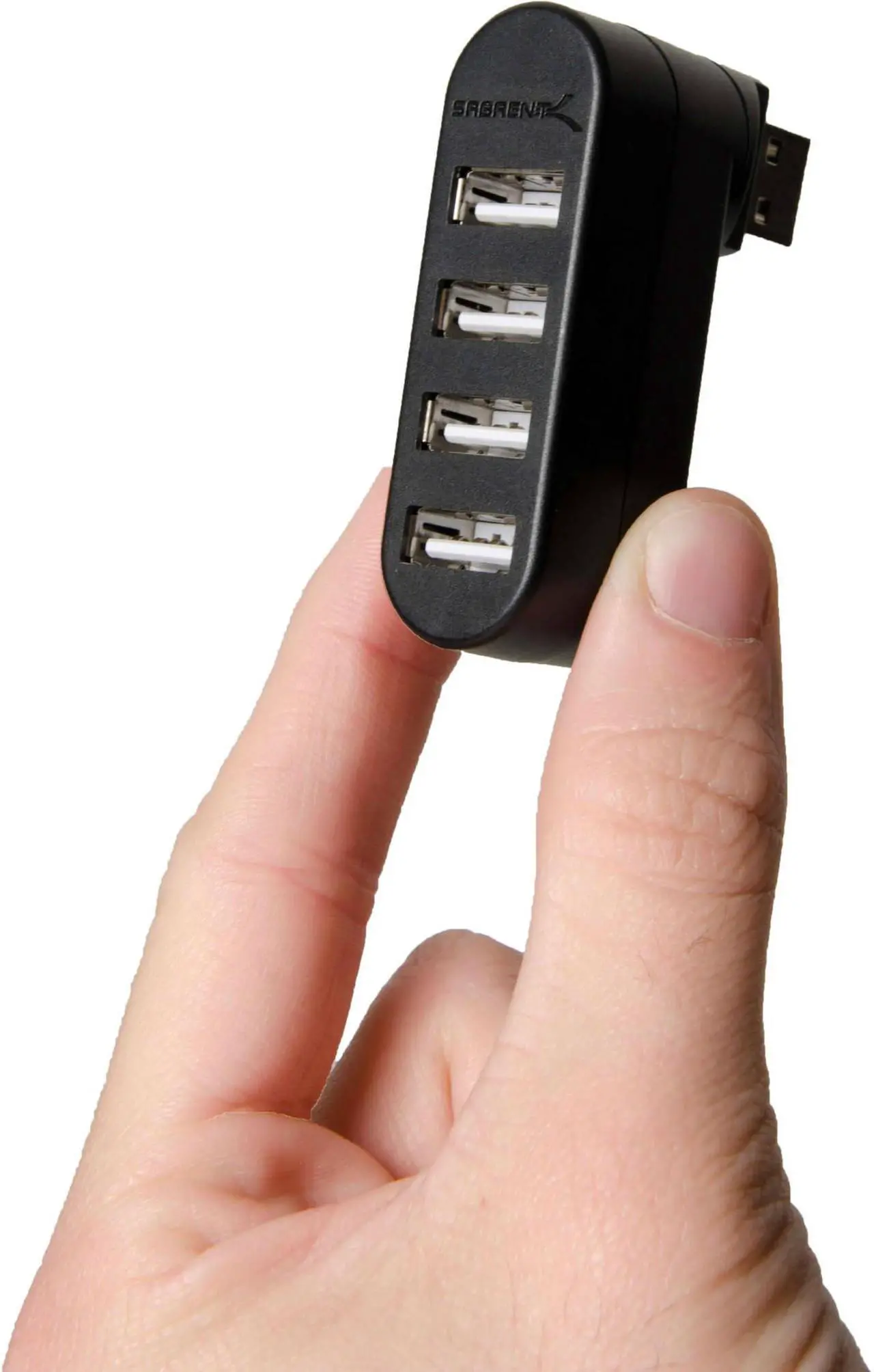 Alt view image 14 of 20 - Sabrent 4-Port USB 2.0 Hub [90°/180° Degree Rotatable] (HB-UMN4)
