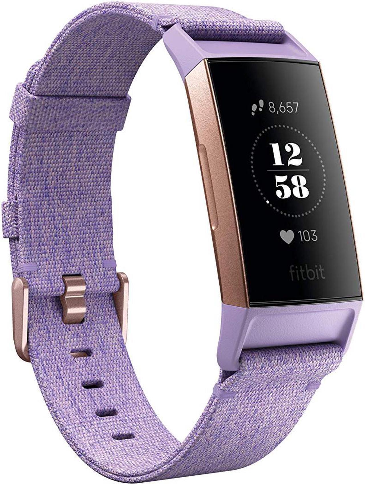 Main image of Fitbit Charge 3 Heart Rate & Activity Tracker Lavender/Rose Gold
