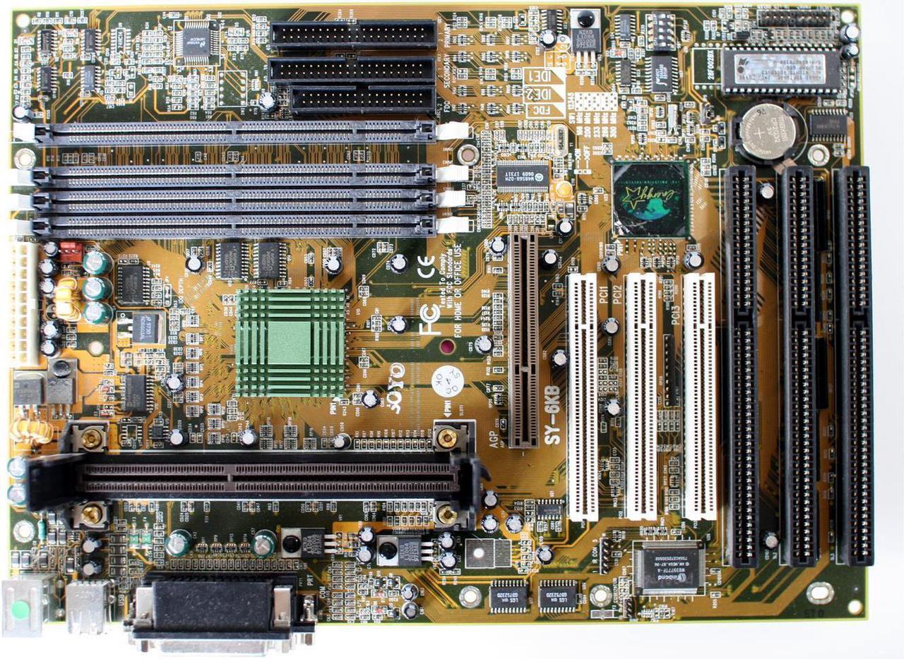 Main image of MB, SY-6KB, SLOT 1, 3XISA, 3XPCI,AGP