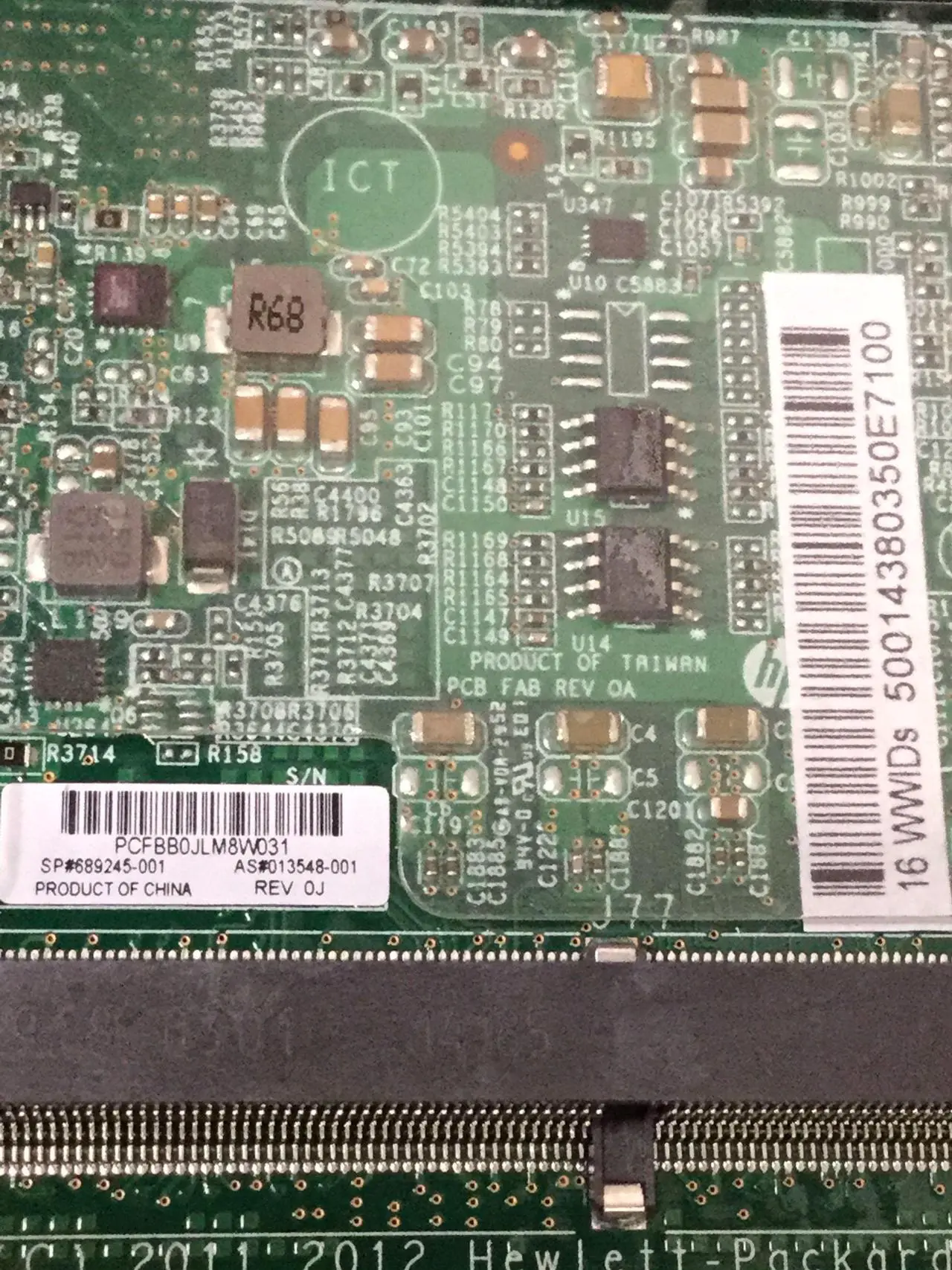 Alt view image 4 of 4 - HP 013548-001 Smart Array P420i Mezzanine Controller