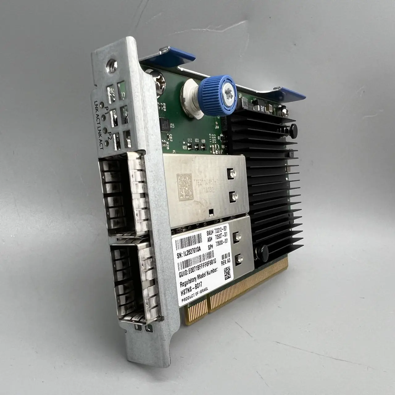 Alt view image 3 of 8 - HPE 702212-B21 IB FDR 2P 545FLR-QSFP Adptr