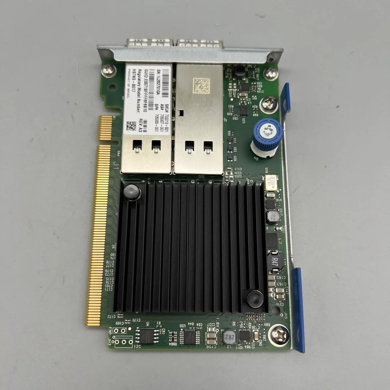 Alt view image 7 of 8 - HPE 702212-B21 IB FDR 2P 545FLR-QSFP Adptr