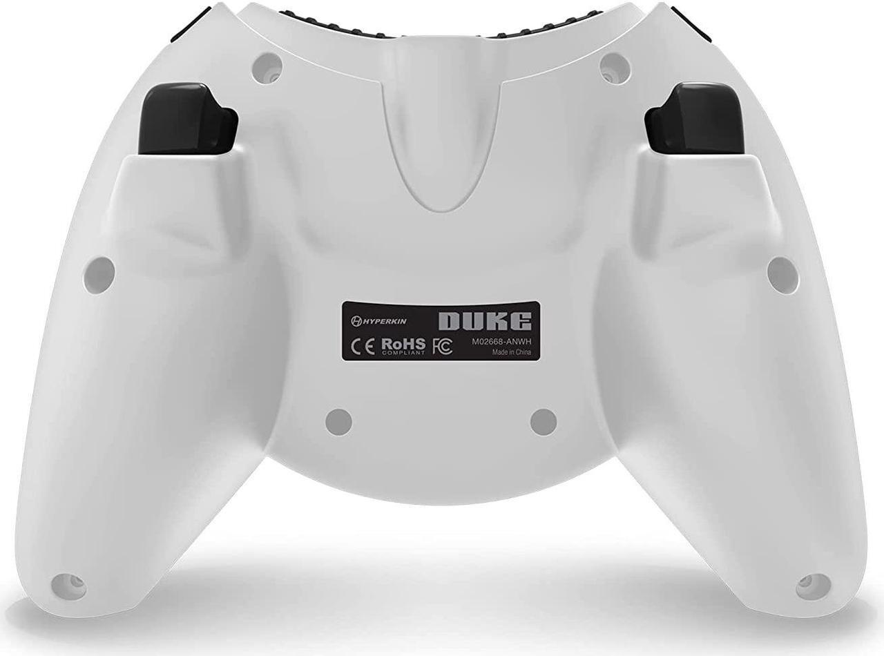 Alt view image 3 of 8 - Hyperkin Duke Wired Controller White - Xbox Series X/Xbox Series S/Xbox One/Windows 10 - Xbox 20th Anniversary Edition