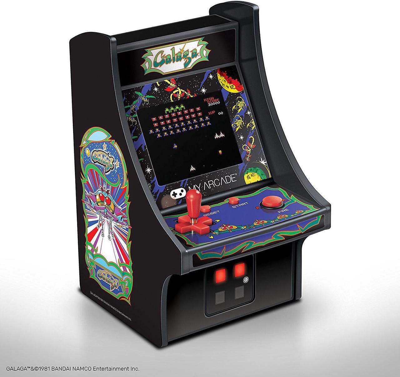 Main image of MY ARCADE BANDAI NAMCO GALAGA 6" Micro Arcade Machine Portable Handheld Video Game